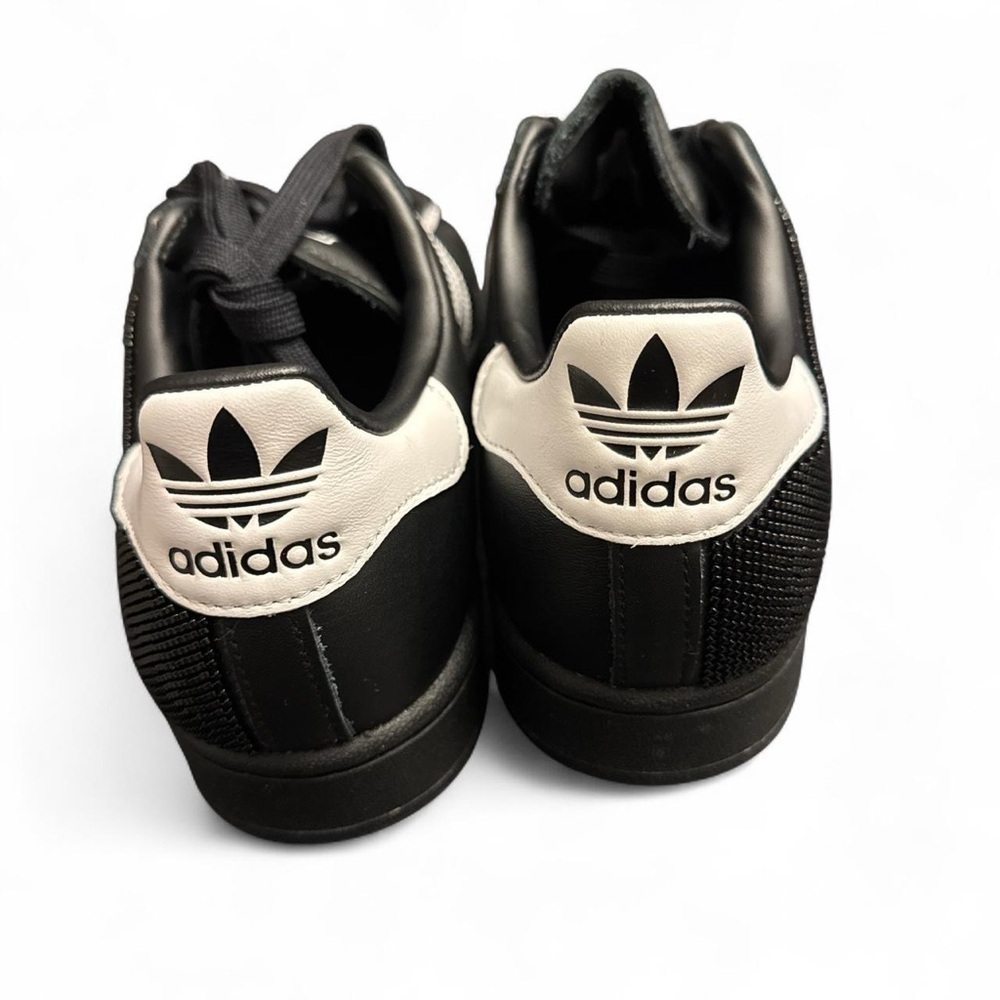 New Adidas Women's Superstar II Beaded Shoes - Black (JH7098) - Picture 4 of 7